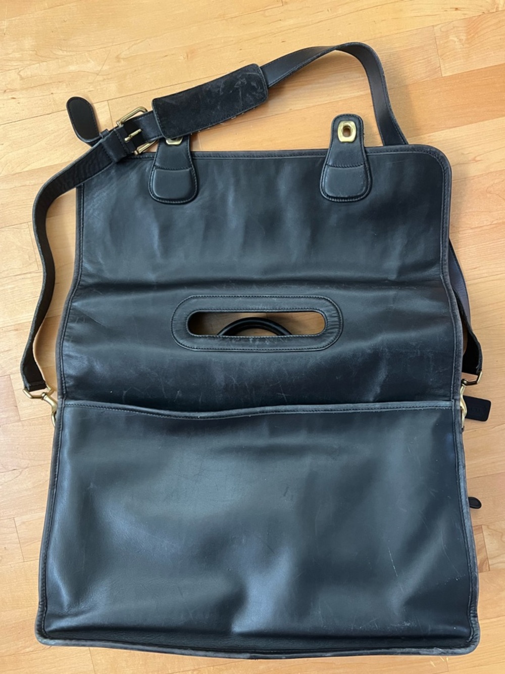 💼0532 Prescott Diplomat Laptop Organizer Briefcase Messenger Computer Lawyer Bag - Picture 13 of 17